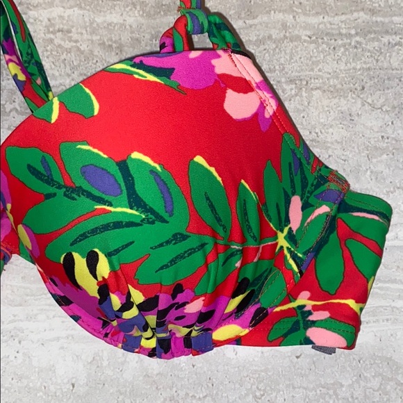 Aerie Blakely floral bikini top 34C - Picture 3 of 8